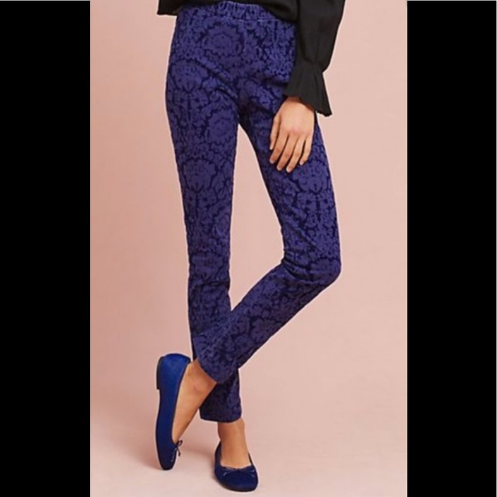 Anthro Floral Velvet Essentials